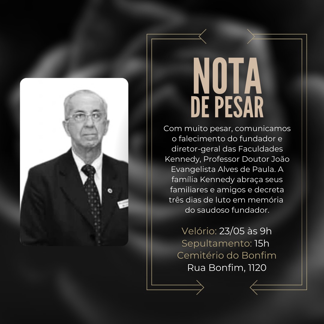 No momento, você está visualizando Nota de Pesar