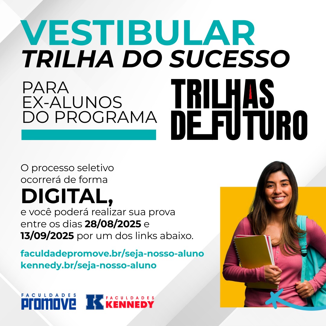 Leia mais sobre o artigo Vestibular Trilha do Sucesso: uma nova etapa começa agora!